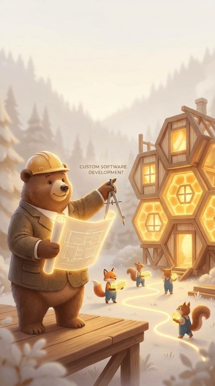 Building the custom honey house